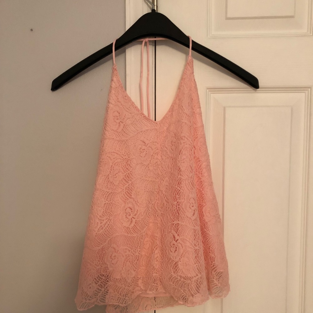 PINK LACE TANKTOP